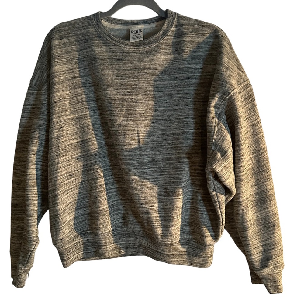 ♥️ VICTORIA’S SECRET PINK CREW SWEATSHIRT XS Gray